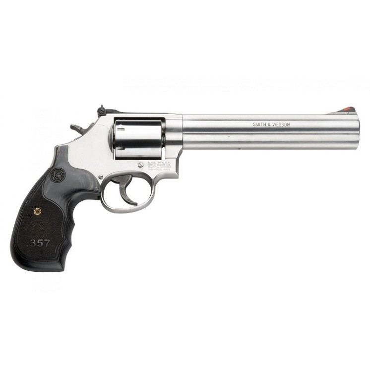 REVOLVER S&W 686 SERIE 3-5-7 POUCES 357MAG CROSSE BOIS 7 COUPS  CAT B