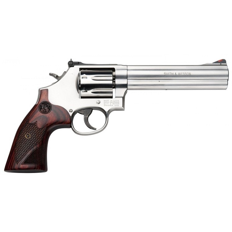 REVOLVER S&W 686 PLUS LUXE CAL.357MAG CROSSE BOIS 7 COUPS 6 POUCES  CAT B