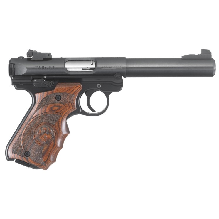 PIST RUGER MARK IV .22LR 5.5" 10CPS BRONZE PLAQUETTE TARGET CAT B