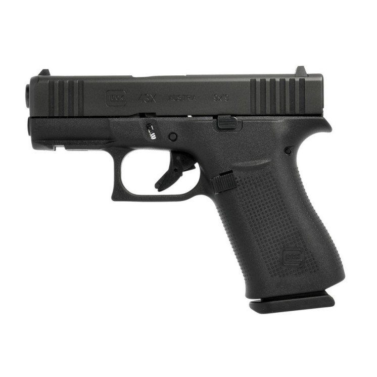 Pistolet Glock 43X calibre 9x19 - série Slimline CAT B