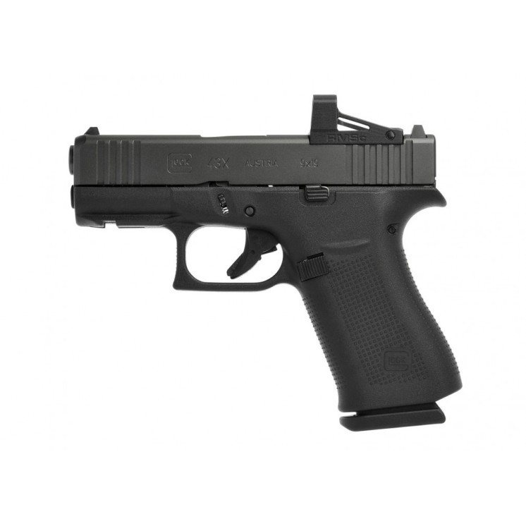 Pistolet GLOCK  43X R/MOS SHIELD calibre 9x19 - série Slimline  CAT B