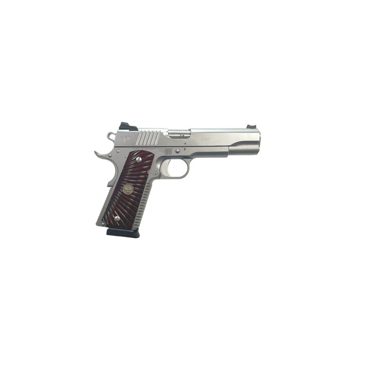 PISTOLET Wilson Combat Pistolet ACP Full Size Stainless 1911 CALIBRE:9x19 Plaquettes Coco Bolo CAT B