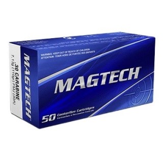 CARTOUCHES MAGTECH 30 CARBINE 110GR FMJ X50 CAT C
