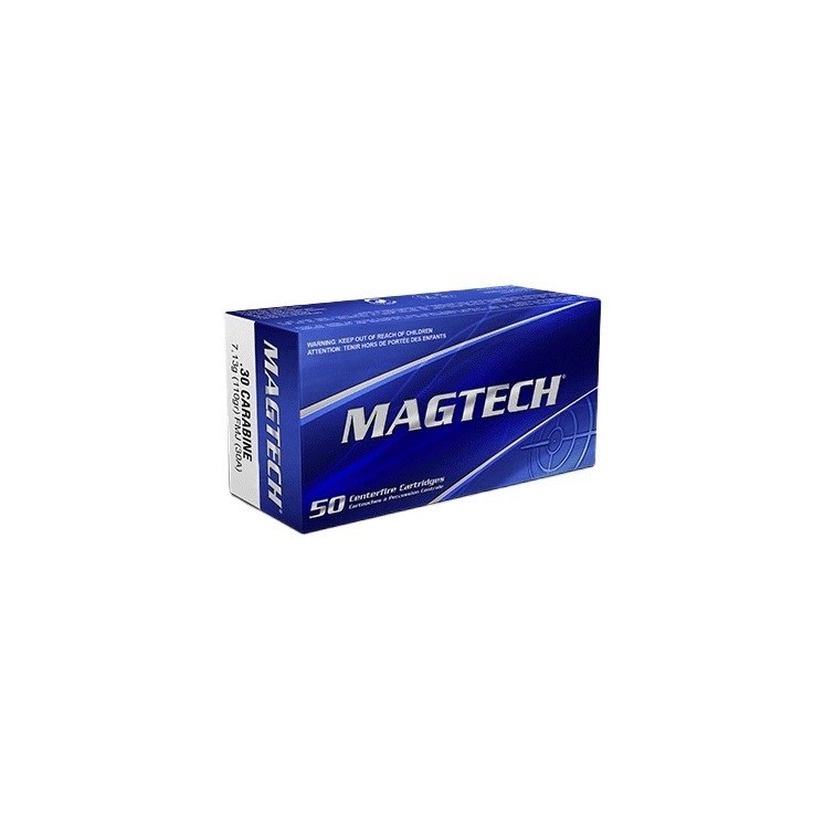 CARTOUCHES MAGTECH 30 CARBINE 110GR FMJ X50 CAT C