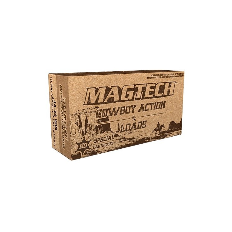 CARTOUCHES MAGTECH COWBOY ACTION 44-40WIN 200GR LFN CAT C