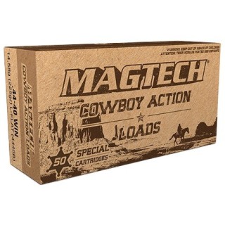 CARTOUCHES MAGTECH COWBOY ACTION 44-40WIN 200GR LFN CAT C