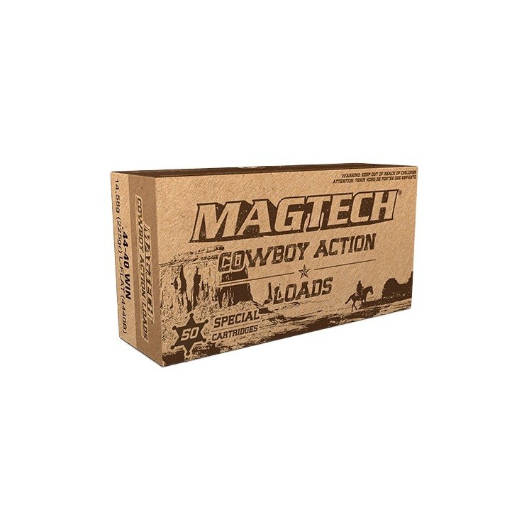 CARTOUCHES MAGTECH COWBOY ACTION 44-40WIN 200GR LFN CAT C